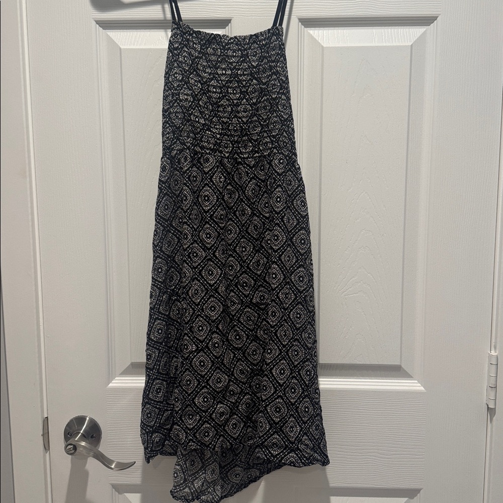 Black and White Patterned Dress